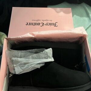 Juicy Couture Women's Elegant Black Winter Boots